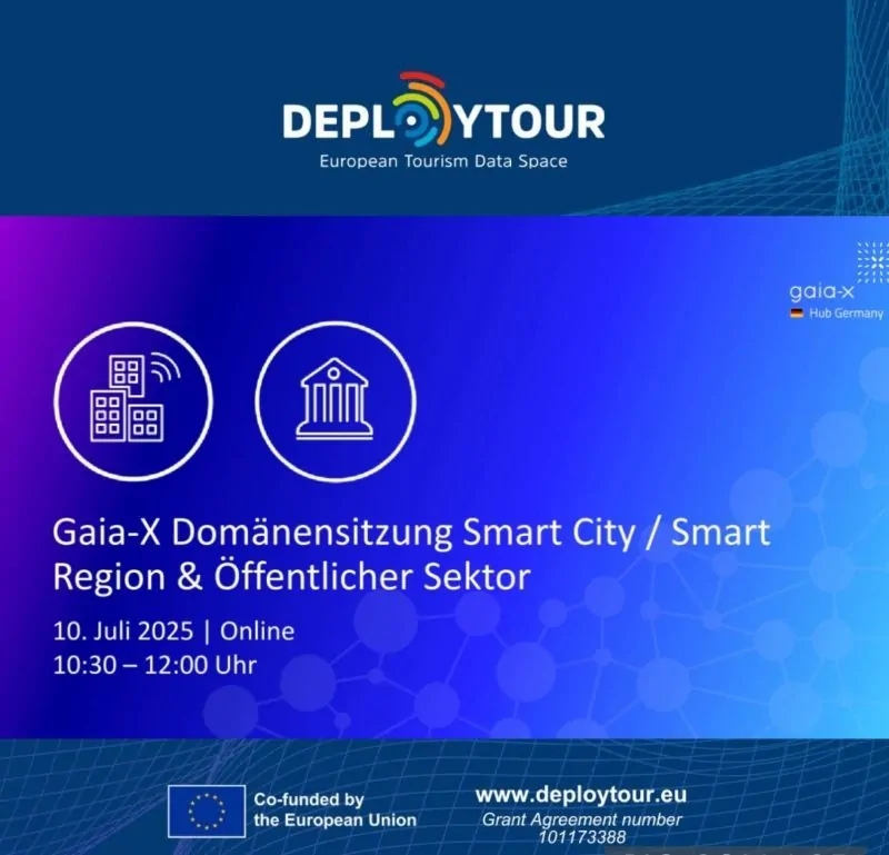Discover DEPLOYTOUR in the webinar hosted by Gaia-X Hub Germany
