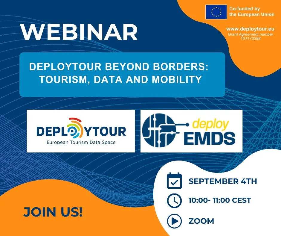 Webinar: DEPLOYTOUR Beyond Borders: Tourism, Data and Mobility